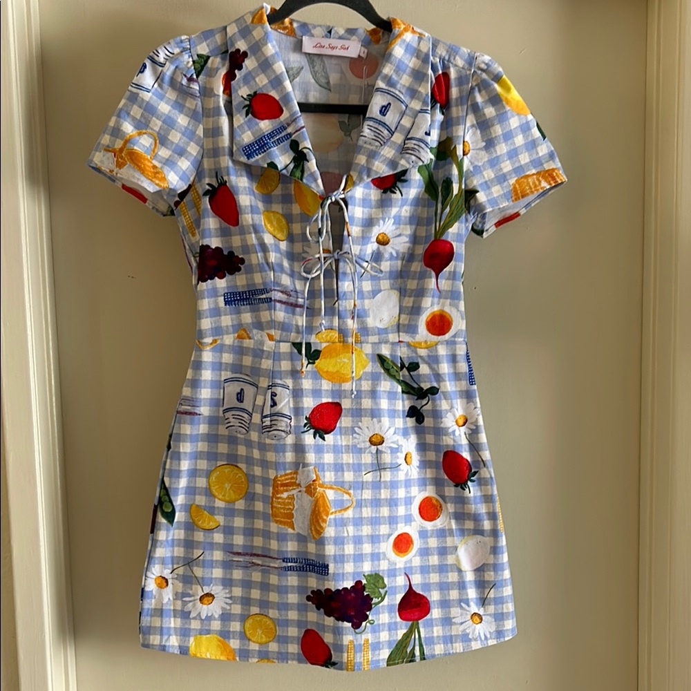Lisa Says Gah Picnic Alfresco Alexa Shirtdress